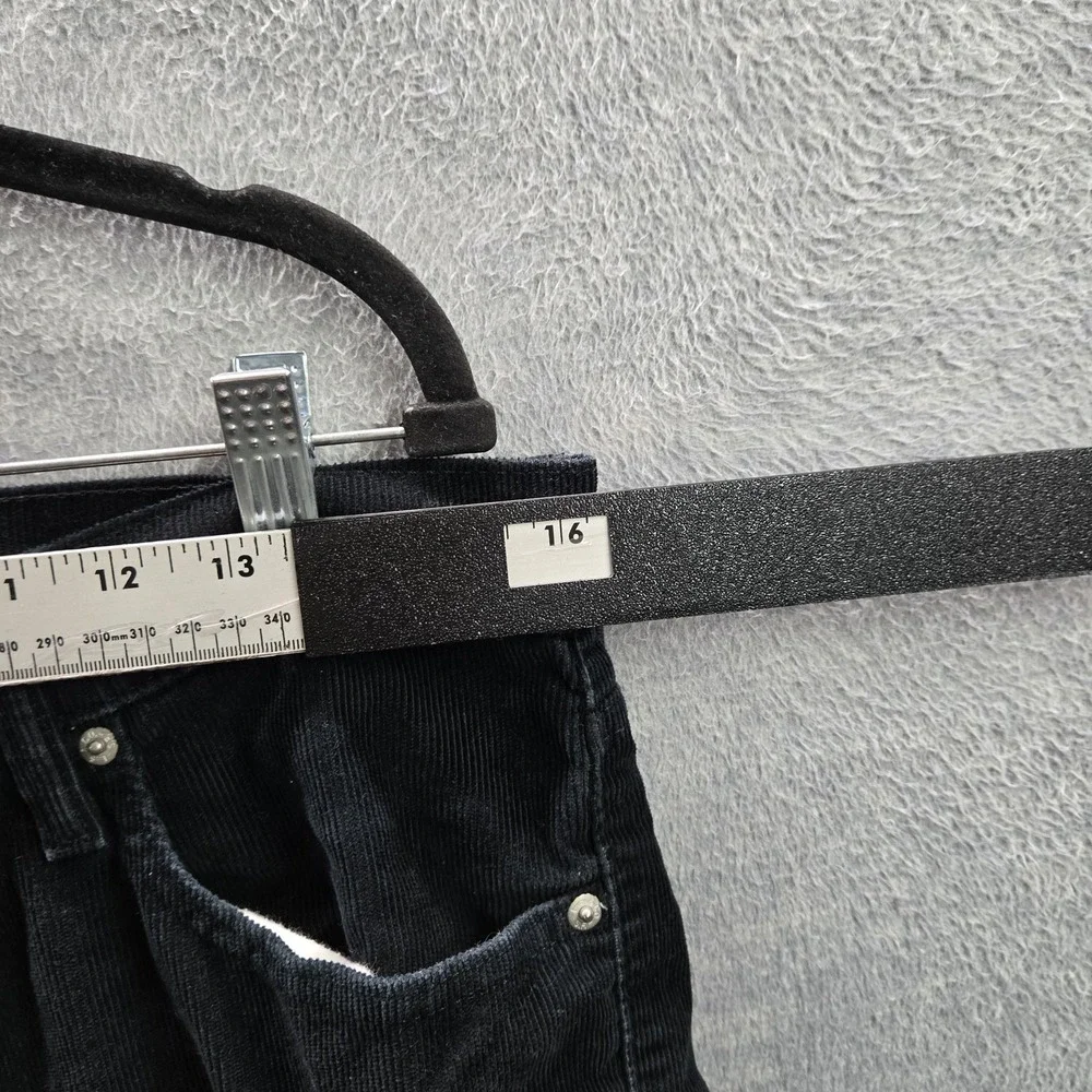 Levi's 514 Men Jeans 33X32 Black‎ Straight Fit Corduroy 33
